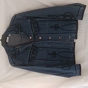 Chico's jean jacket. Sz 1